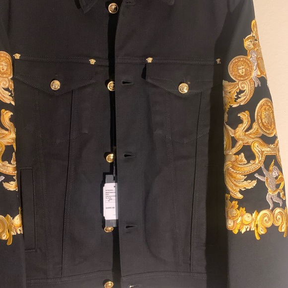 Versace Barocco Baroque denim jean jacket - Picture 5 of 16